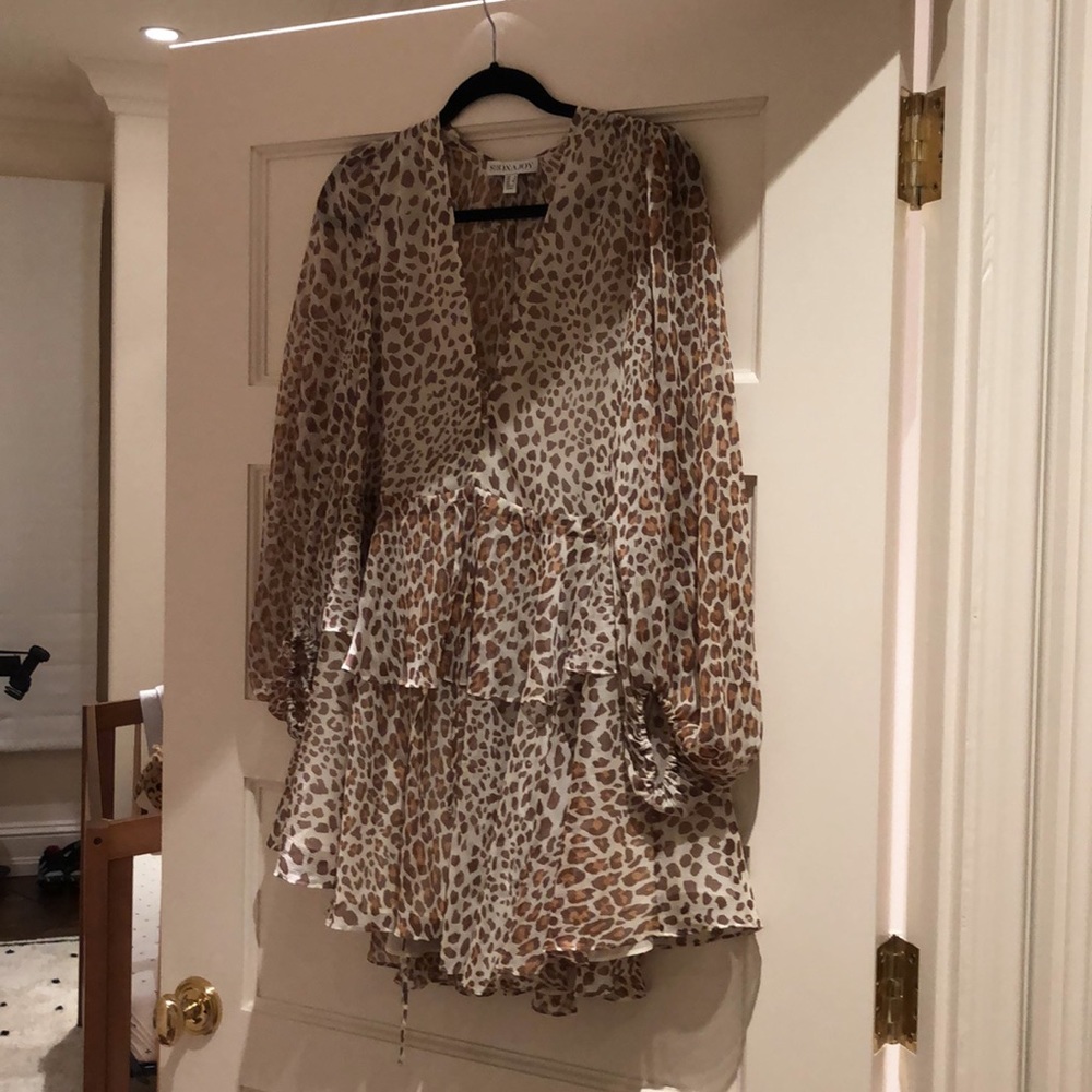 Shona Joy Ghetty Balloon Sleeve Mini Dress - Picture 6 of 8
